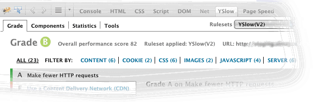 YSlow for Almay/Facebook Page