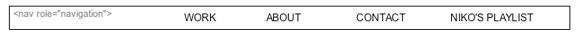 Main Navigation screenshot for kaidez portfolio site Main Navigation screenshot for kaidez portfolio site